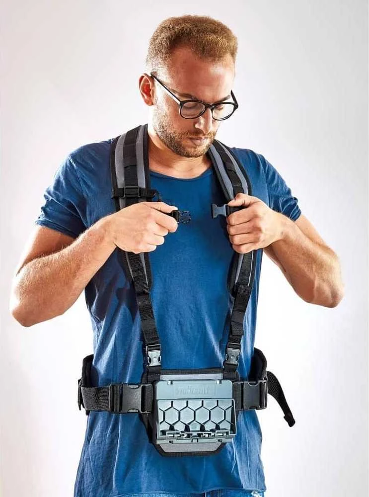 Wolfcraft Nešimo diržų sistema, juoda, 5582000