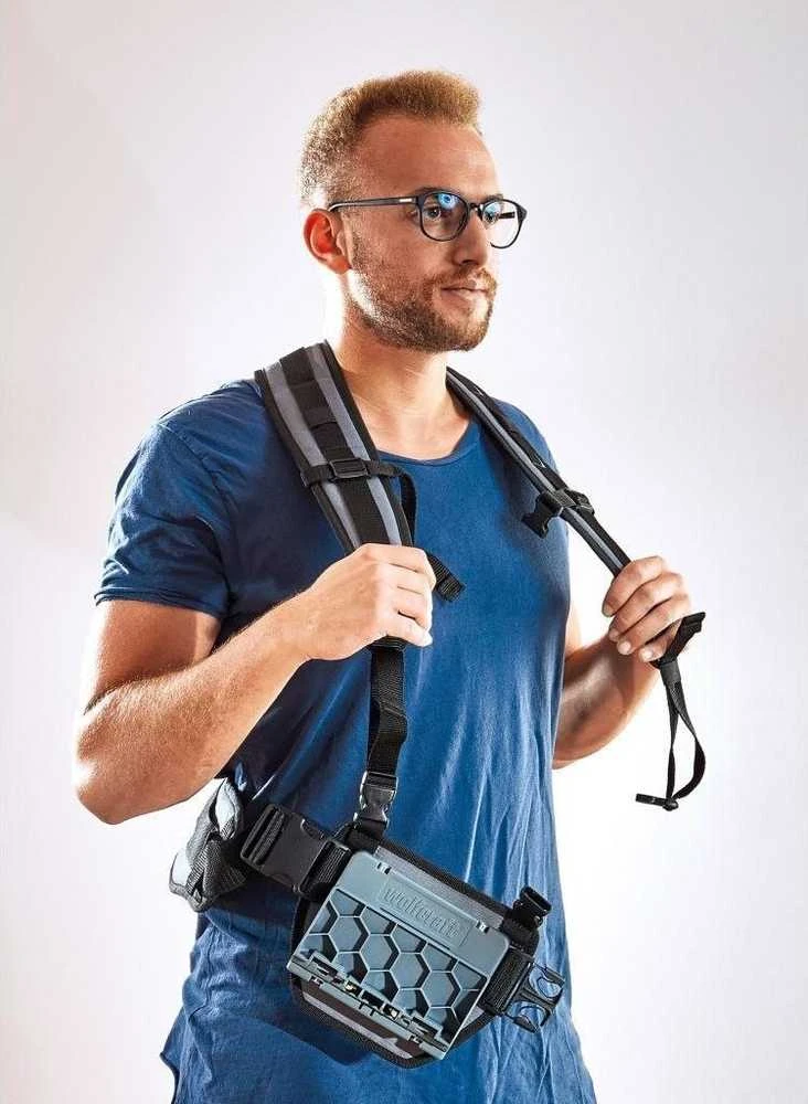 Wolfcraft Nešimo diržų sistema, juoda, 5582000