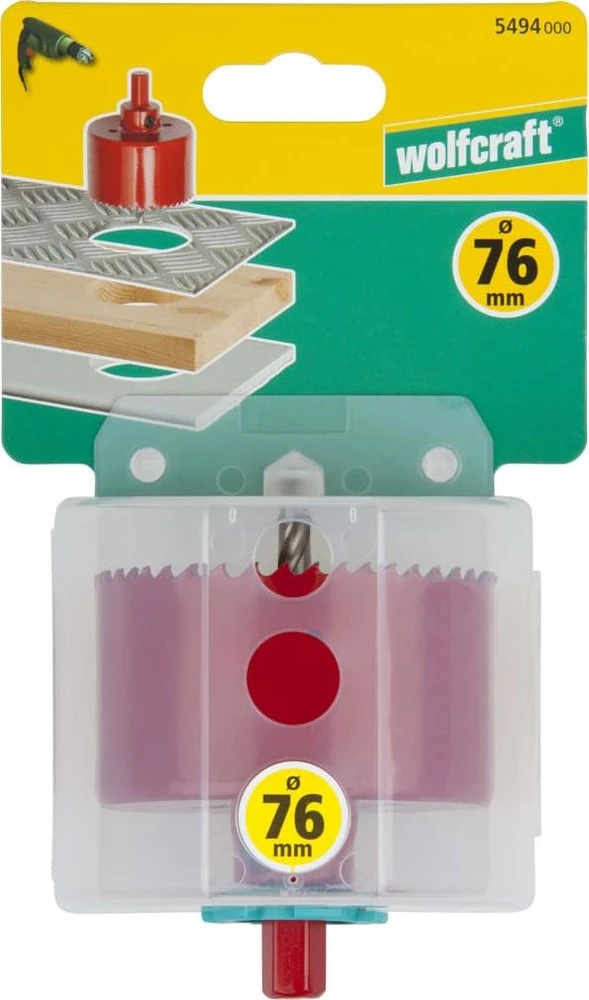 Wolfcraft Otwornica BiM 76 mm Wolfcraft - pilnai