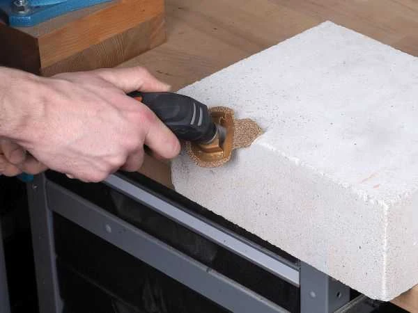Grąžtas Antgalis šlifavimui Wolfcraft 3954000; 65x88 mm