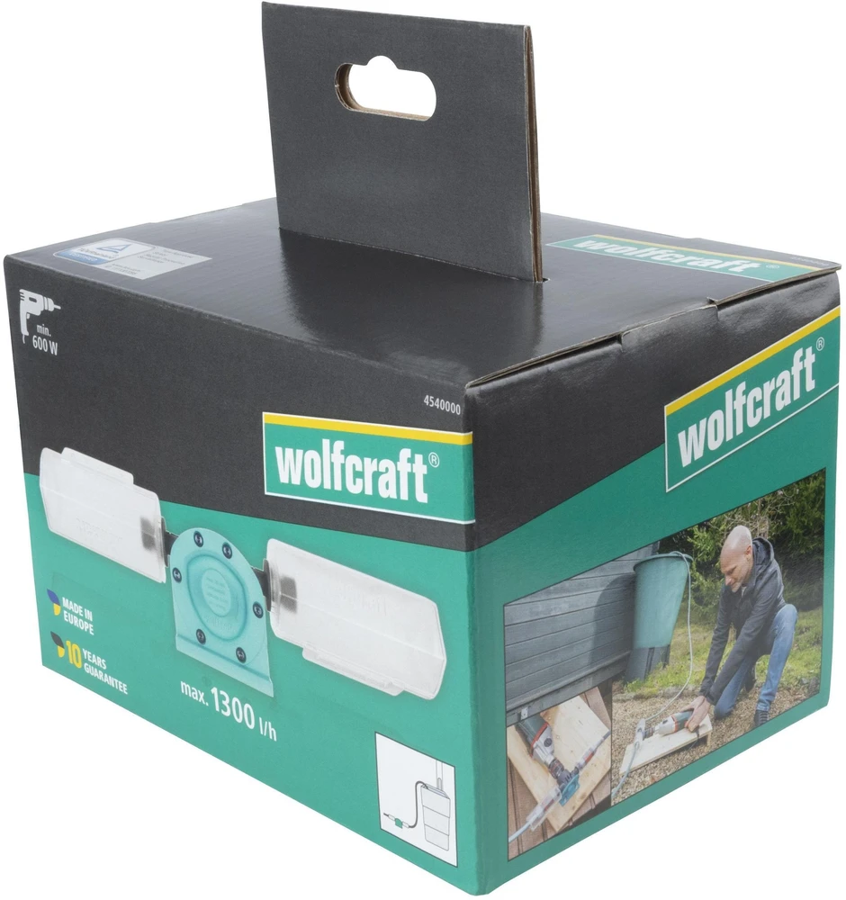 Wolfcraft Gręžtuvo siurblys 1300 l/h Wolfcraft