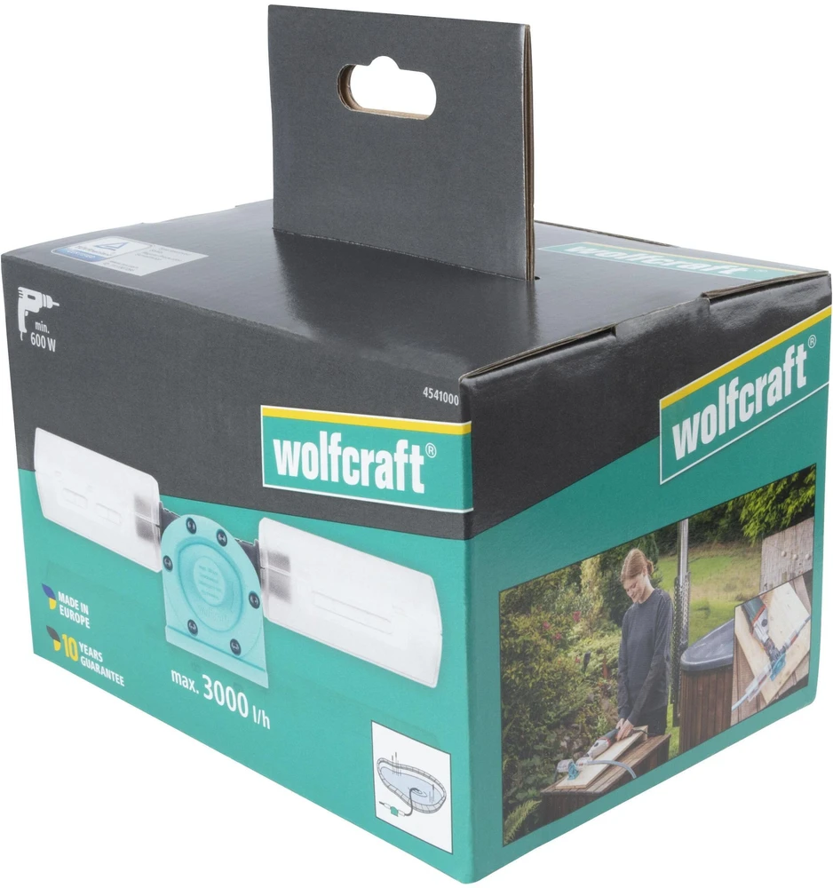 Wolfcraft Grąžto siurblys 3000 l/h Wolfcraft