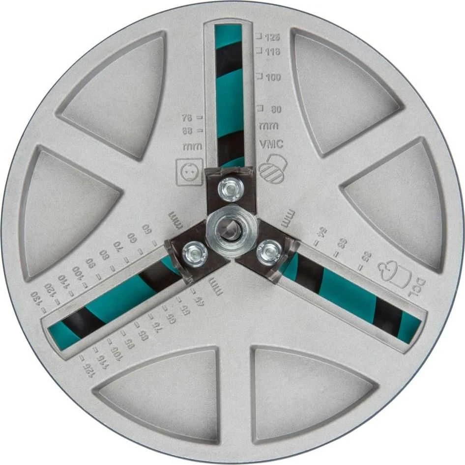 Gręžimo karūna Wolfcraft 5978000; 45-130 mm