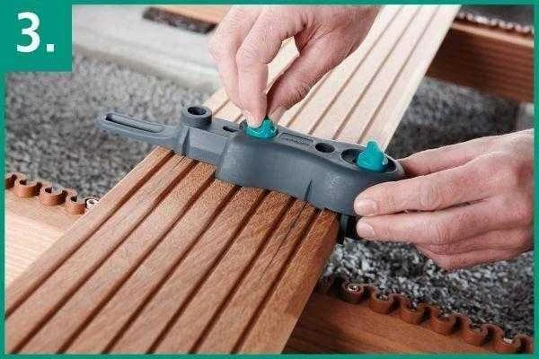 Wolfcraft Rinkinys skirtas Wolfcraft terasinių lentų gręžimui