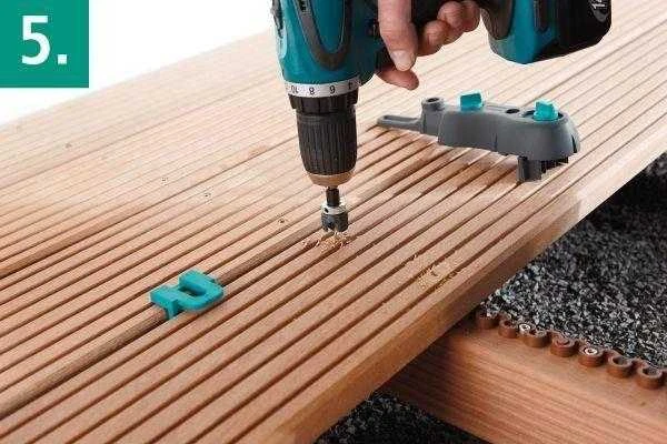 Wolfcraft Rinkinys skirtas Wolfcraft terasinių lentų gręžimui