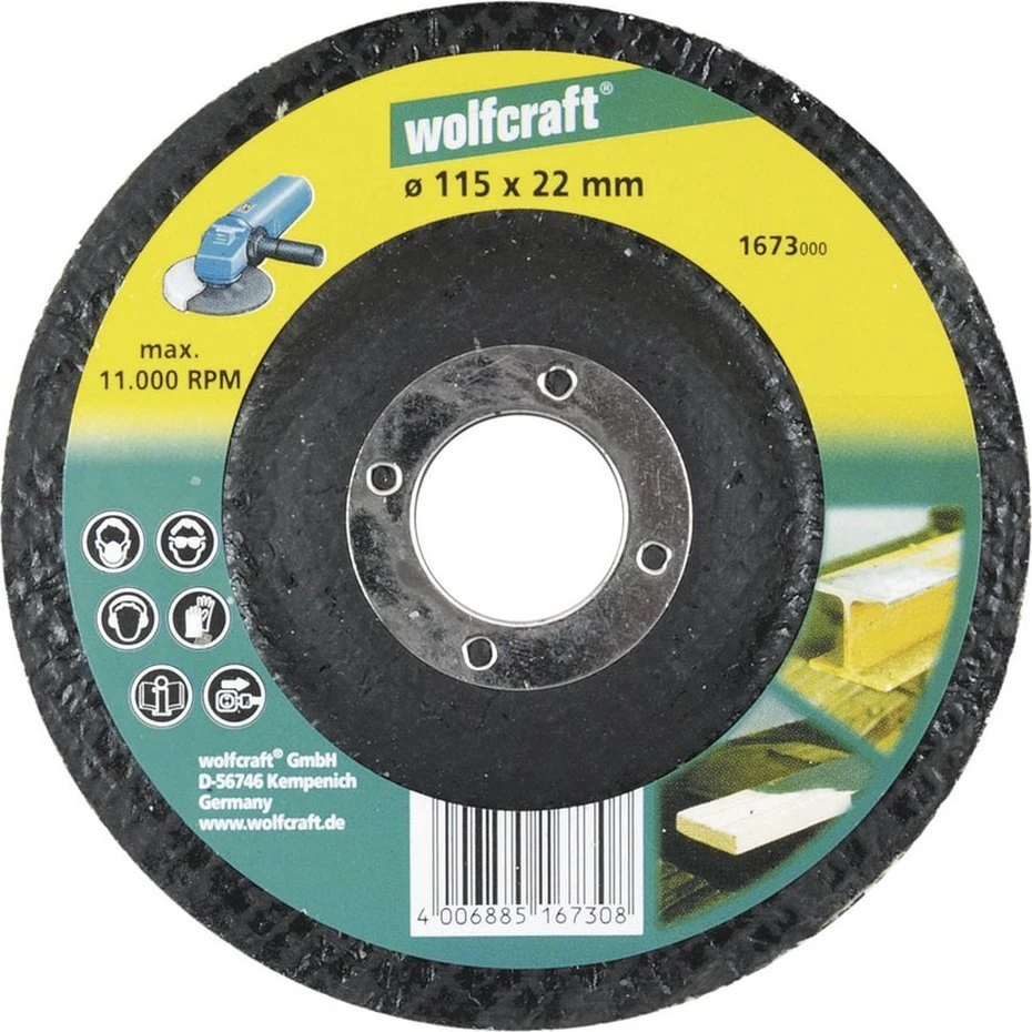 Wolfcraft Valymo diskas 125 mm/M14 Wolfcraft