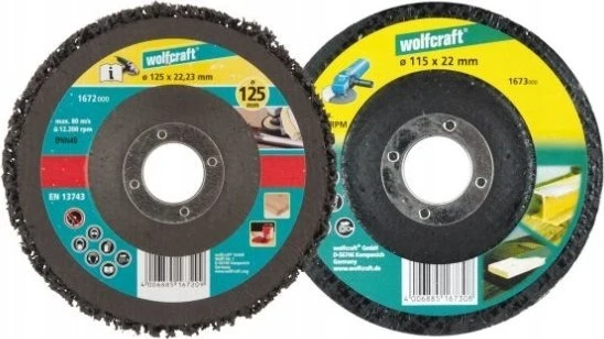 Wolfcraft Valymo diskas 125 mm/M14 Wolfcraft