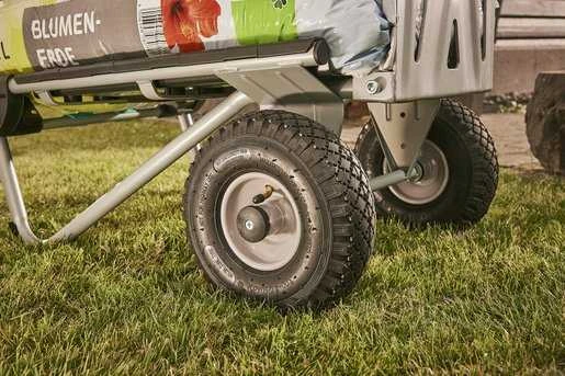 Vežimėlis - Wolfcraft 5535000 Sulankstomas, Plastikas, Plienas, 200 kg Talpa, Juodas/Turkio/Pilkas