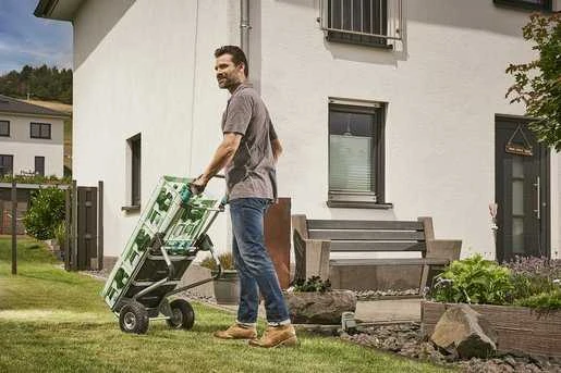 Vežimėlis - Wolfcraft 5535000 Sulankstomas, Plastikas, Plienas, 200 kg Talpa, Juodas/Turkio/Pilkas