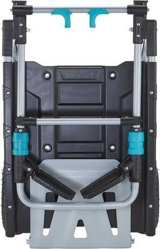 Vežimėlis - Wolfcraft 5535000 Sulankstomas, Plastikas, Plienas, 200 kg Talpa, Juodas/Turkio/Pilkas