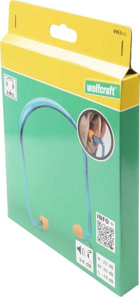Wolfcraft ausų apsaugos su lankeliu pakuotė