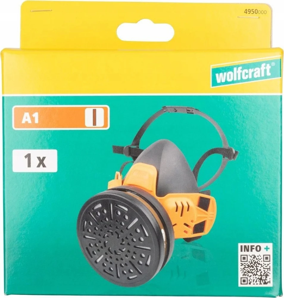 Wolfcraft puskaukė - A1P2 su keičiamu filtru