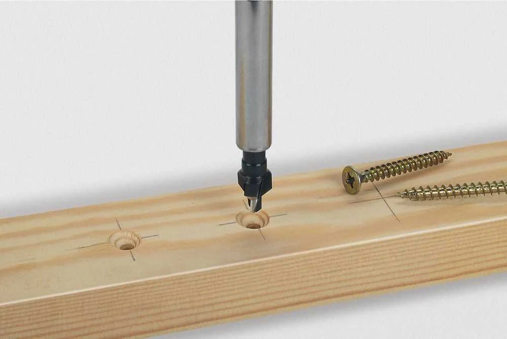 Grąžtas WOLFCRAFT grąžtai Z POGŁĘBIACZEM 5-12mm, CHWYT 6-KĄT 1/4"