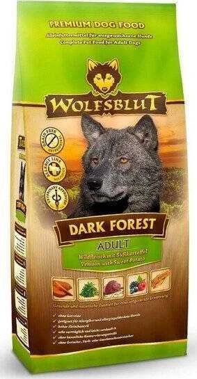 Šunų Maistas - WOLFSBLUT Dark Forest Venison Sausas 12.5kg Jautriems Skrandžiams