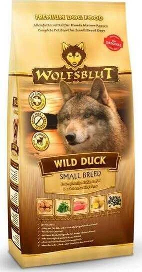 Wolfsblut - Šunų ėdalas - Laukinei antiai, mažos veislės - suaugusioms - 7,5kg - (wb047)