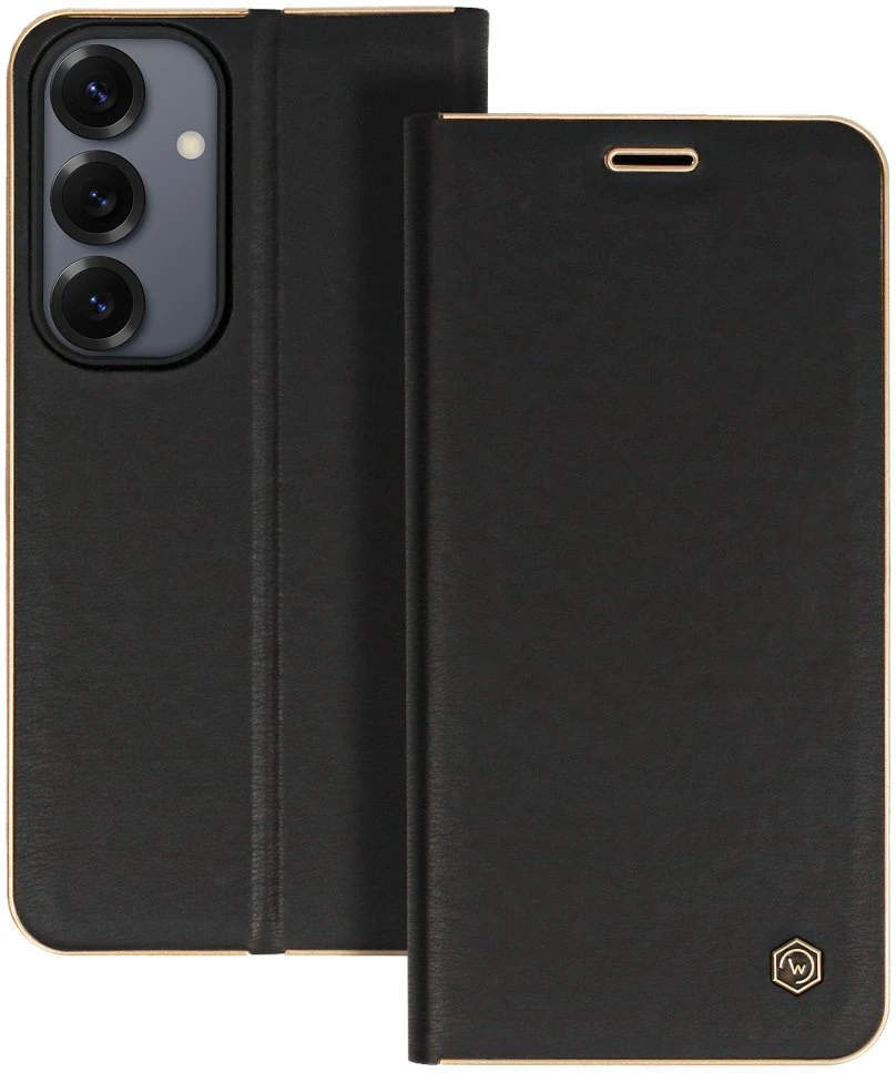 Wonder Frame dėklas skirtas Xiaomi Redmi Note 14 5G juodos spalvos
