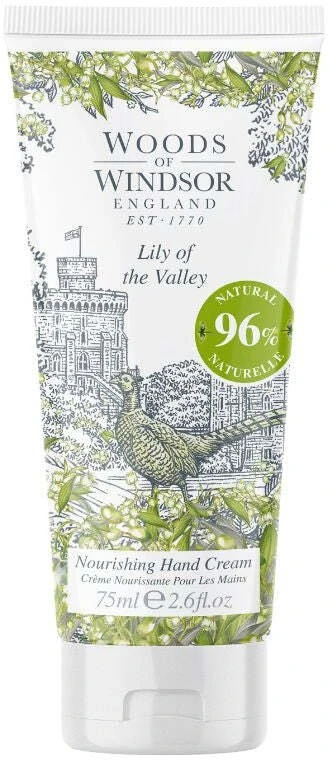 „Woods Of Windsor Lily Of The Valley“ drėkinamasis rankų kremas, 75 ml