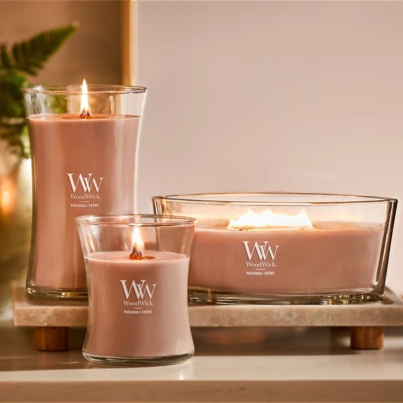 WoodWick pačiulių kremas 610 g