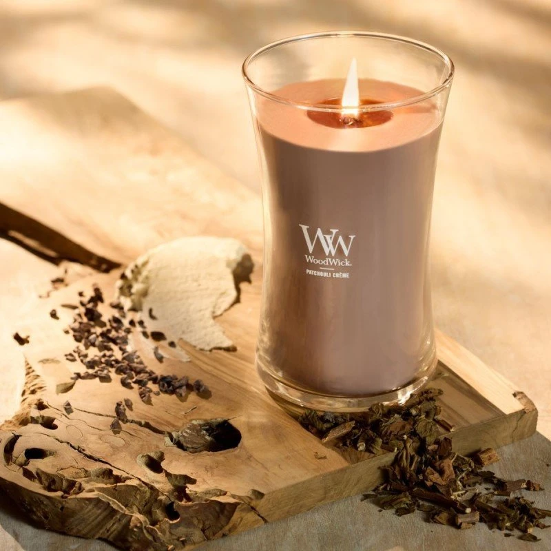 WoodWick pačiulių kremas 610 g