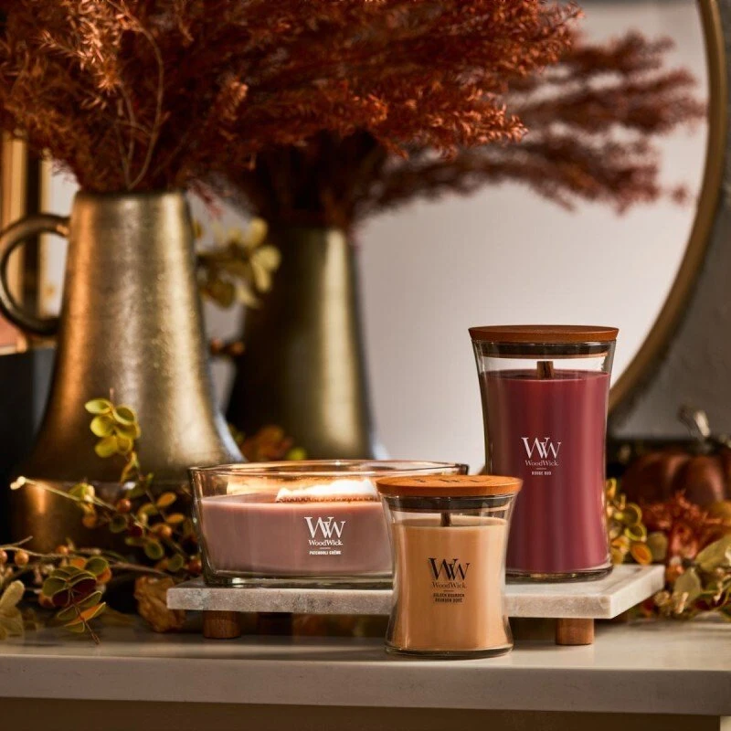 WoodWick Patchouli kreminė elipsė 453,6g