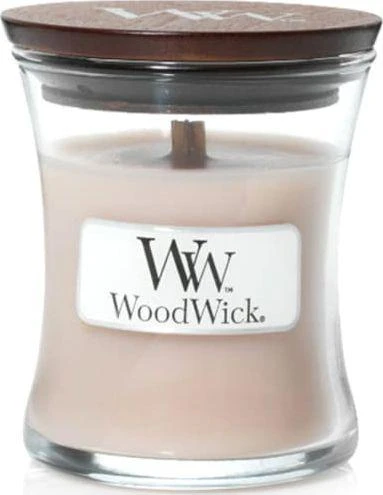 WoodWick Aromatinė žvakė (Vanilla & Sea Salt), 85 g