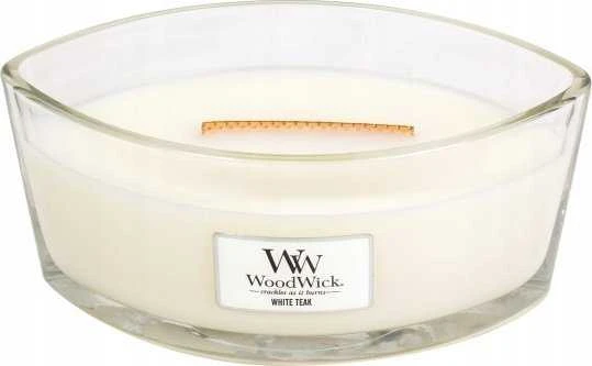WoodWick Aromatinė žvakė (White Teak), 453,6 g