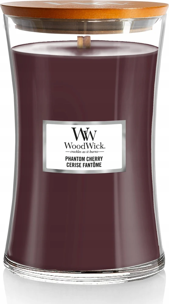 „WoodWick Phantom“ vyšnių skonio žvakė didelė, 610 g