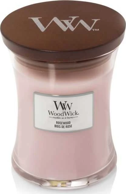 WoodWick Aromatinė žvakė (Rosewood), 275 g