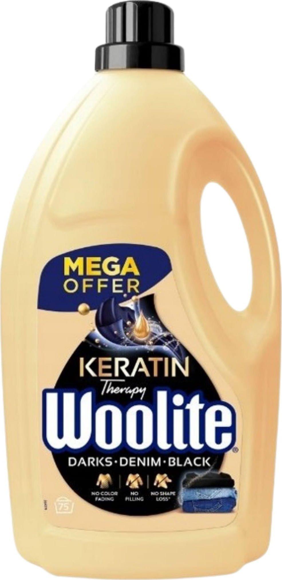 Woolite Dark skystis skalbimui, tamsių spalvų apsauga su keratinu 4,5L