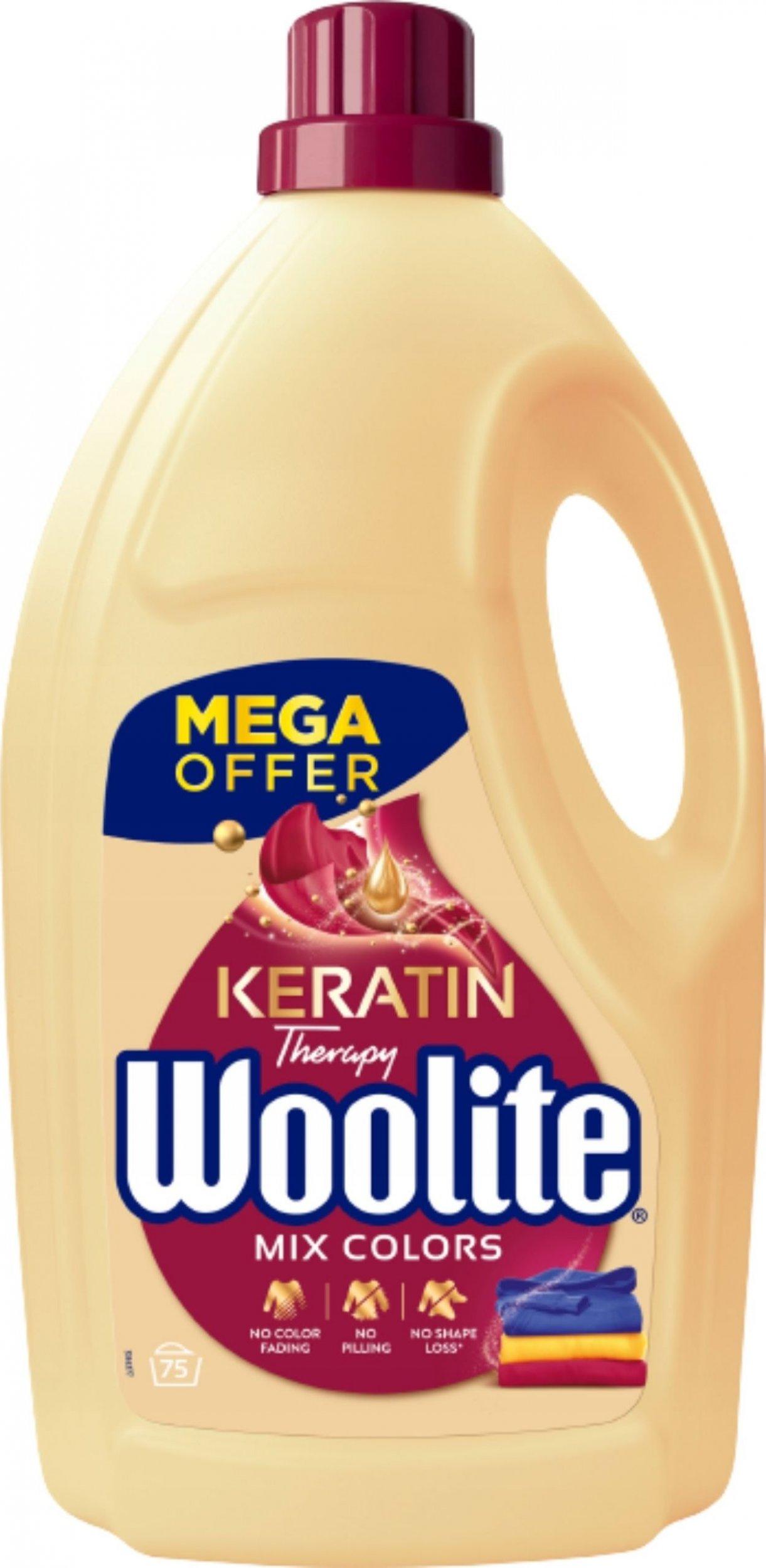 Woolite Liquid Perła Extra plovimui, spalvos apsauga su keratinu 4,5L