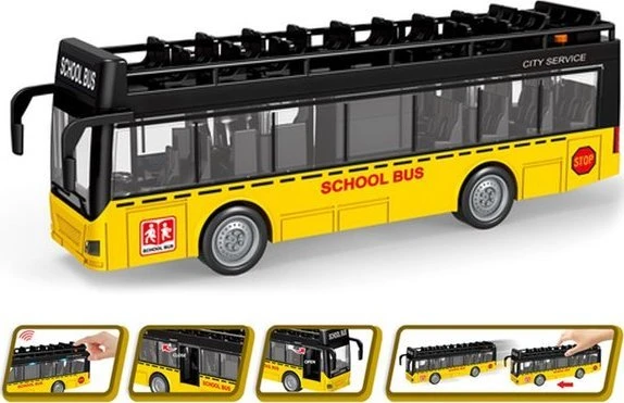 WOOPIE Autobusas su Šviesomis ir Atidaromomis Durimis