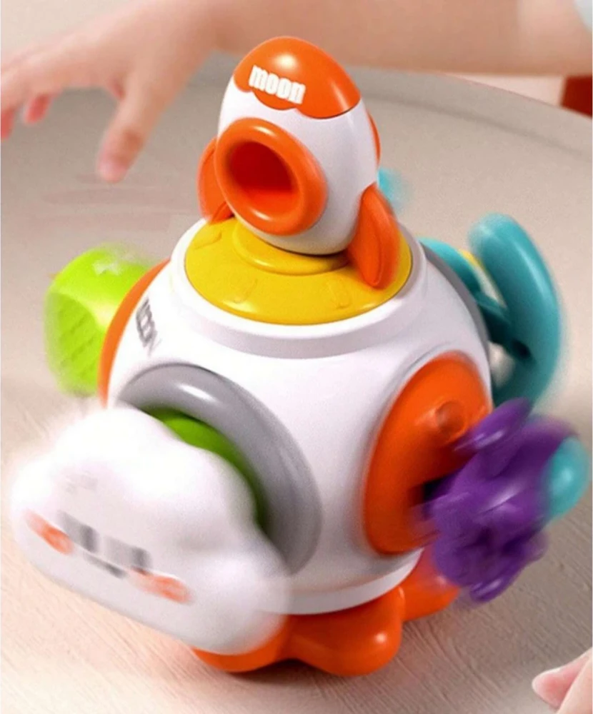 Montessori edukacinė sensorinė raketa vaikams WOOPIE BABY