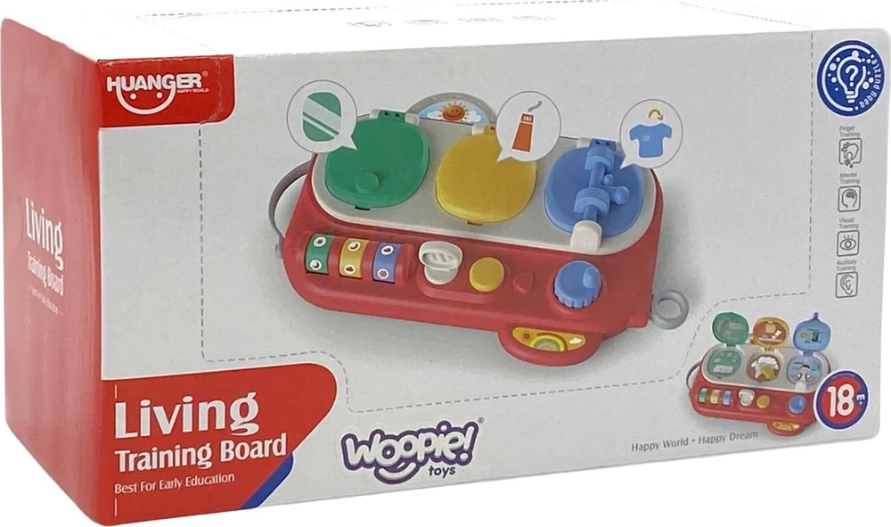 Interaktyvi manipuliacinė edukacinė žaislų lenta WOOPIE BABY