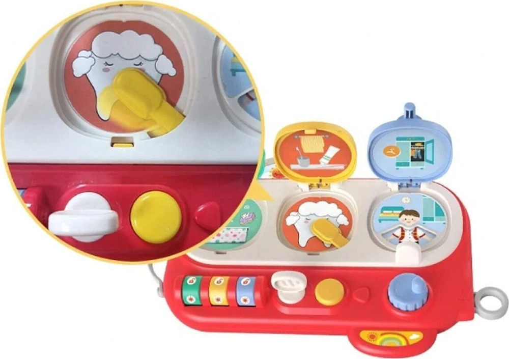 Interaktyvi manipuliacinė edukacinė žaislų lenta WOOPIE BABY
