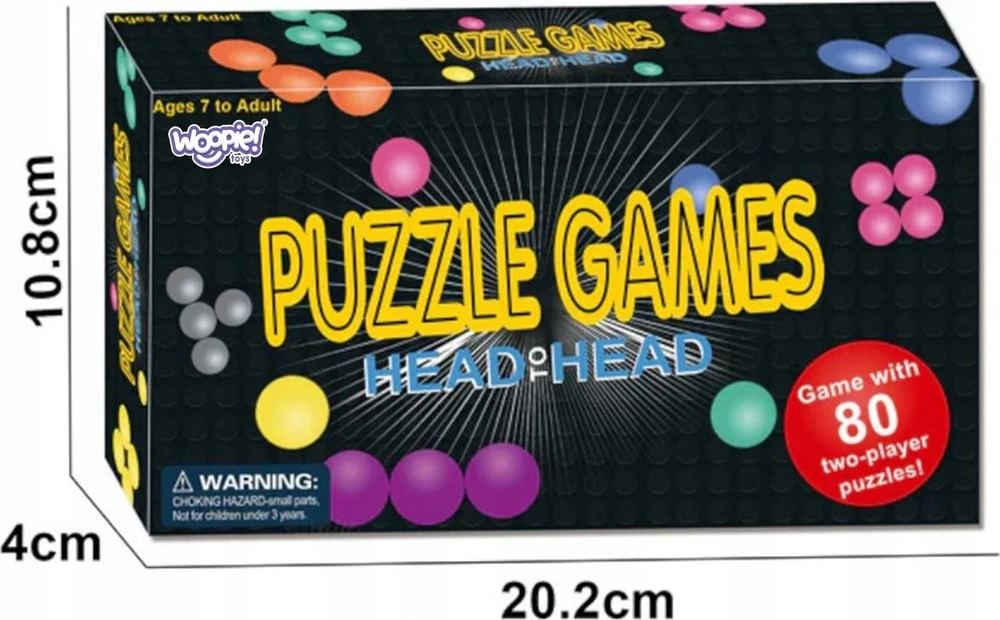 WOOPIE Loginė Žaidimas 'Head to Head' - 2 Žaidėjams, 80 Užduočių