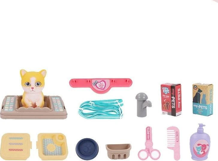 WOOPIE Katinų priežiūros rinkinys 2in1 kuprinės transportavimui