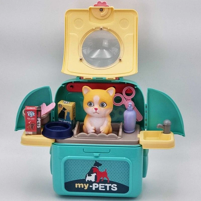 WOOPIE Katinų priežiūros rinkinys 2in1 kuprinės transportavimui