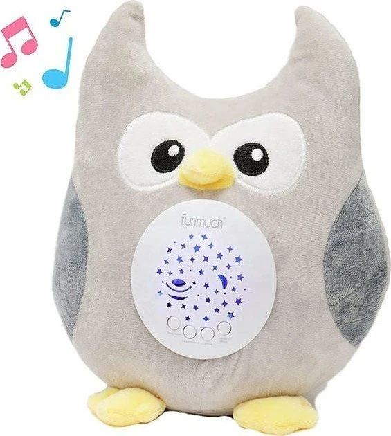 Woopie Baby Woopie Pliušinis Miego Pagalbininkas 2in1 Pelėda - 10 Migdomųjų