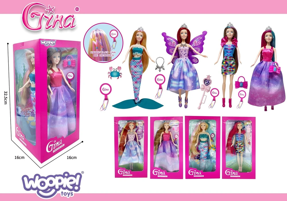 WOOPIE rinkinys 4 magiškos princesės