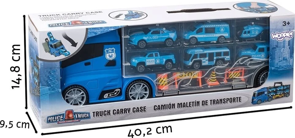 WOOPIE Žaislas Ciežarųka Policija 3in1 Mėlyna