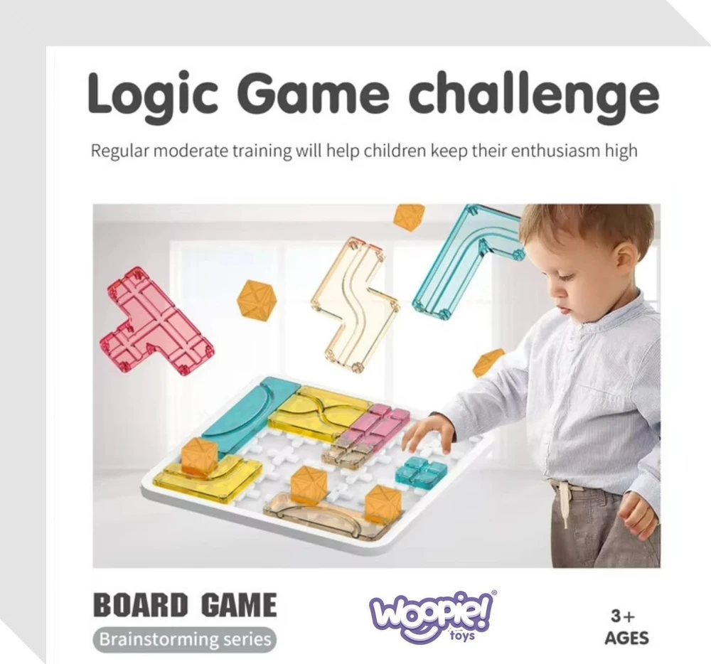 WOOPIE Stalo Žaidimų Rinkinys 10in1 Loginių Žaidimų