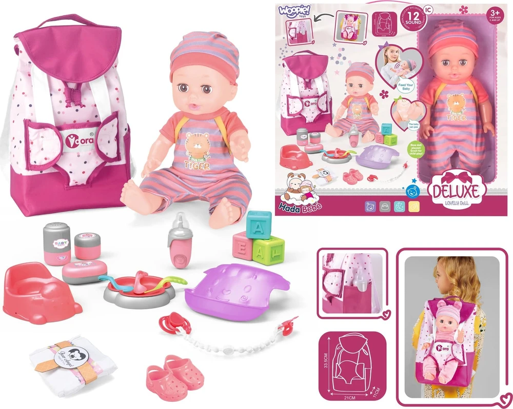 WOOPIE ROYAL lėlės rinkinys Auklė su lėlyte