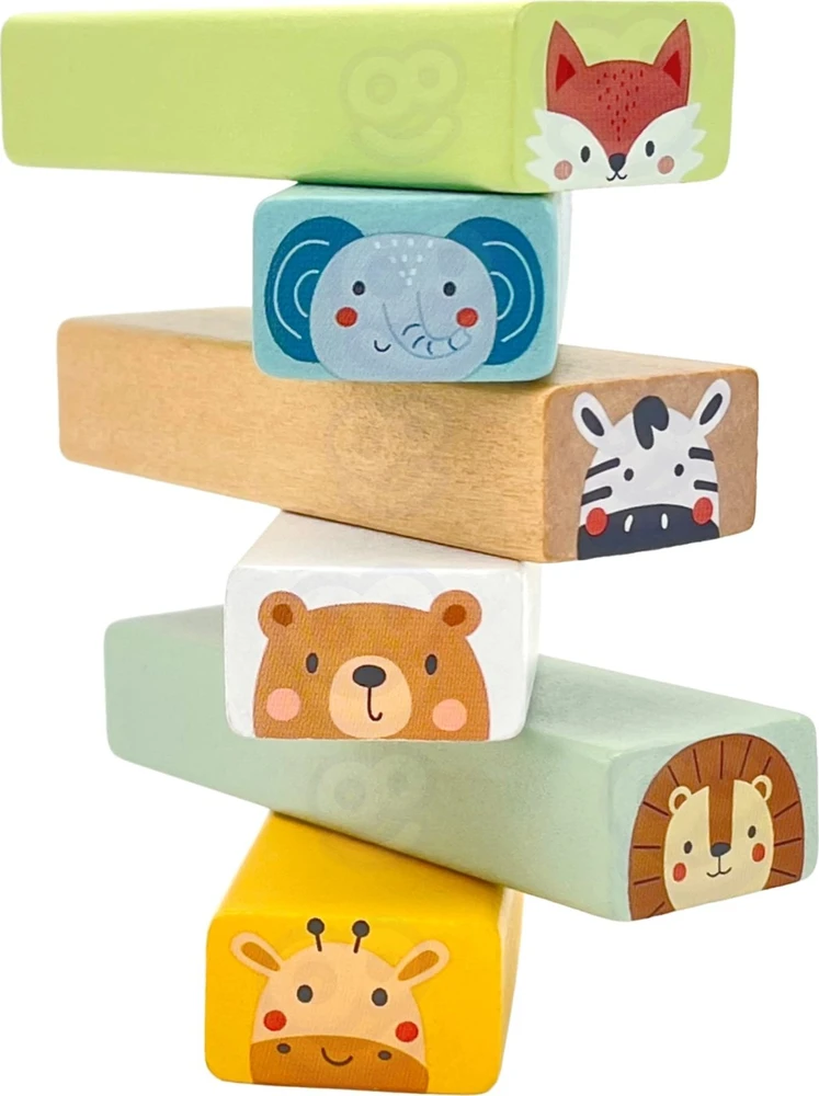 WOOPIE žaidimas Jenga Gyvūnų bokštas
