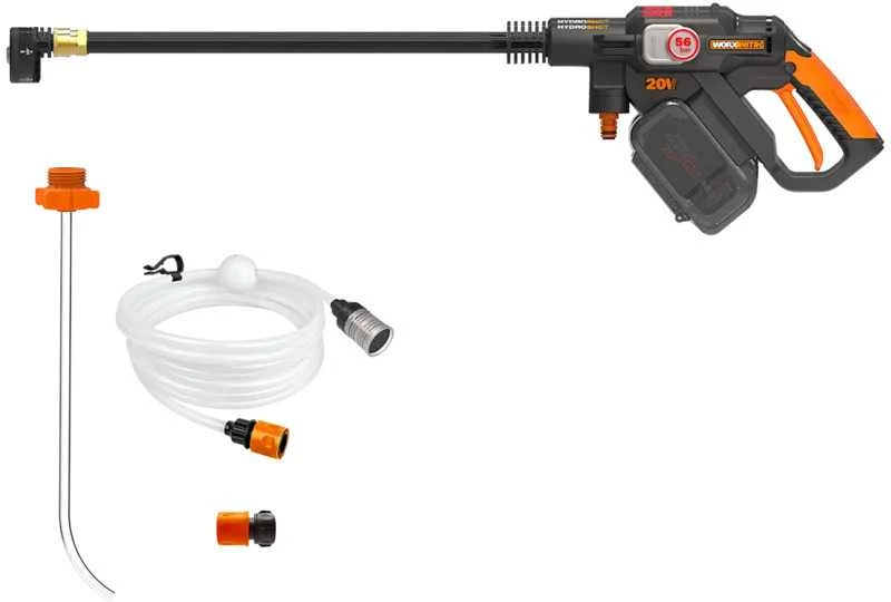 Worx akumuliatorinė plovykla Worx WG633E.9, 56bar, be akumuliatoriaus ir koroviklio