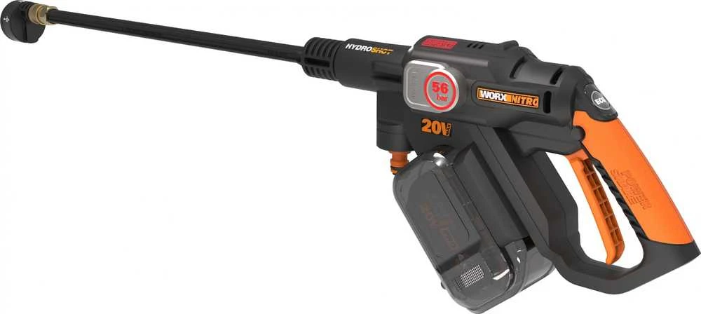 Worx akumuliatorinė plovykla Worx WG633E.9, 56bar, be akumuliatoriaus ir koroviklio