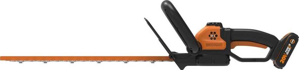 Akumuliatorinės žirklės gyvatvorė WORX WG261E (460 mm)