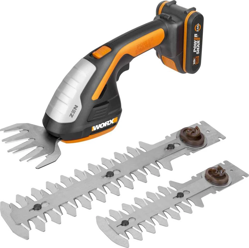 Žirklės krūmas WORX WG801E (100 mm, 120 mm, 200 mm)