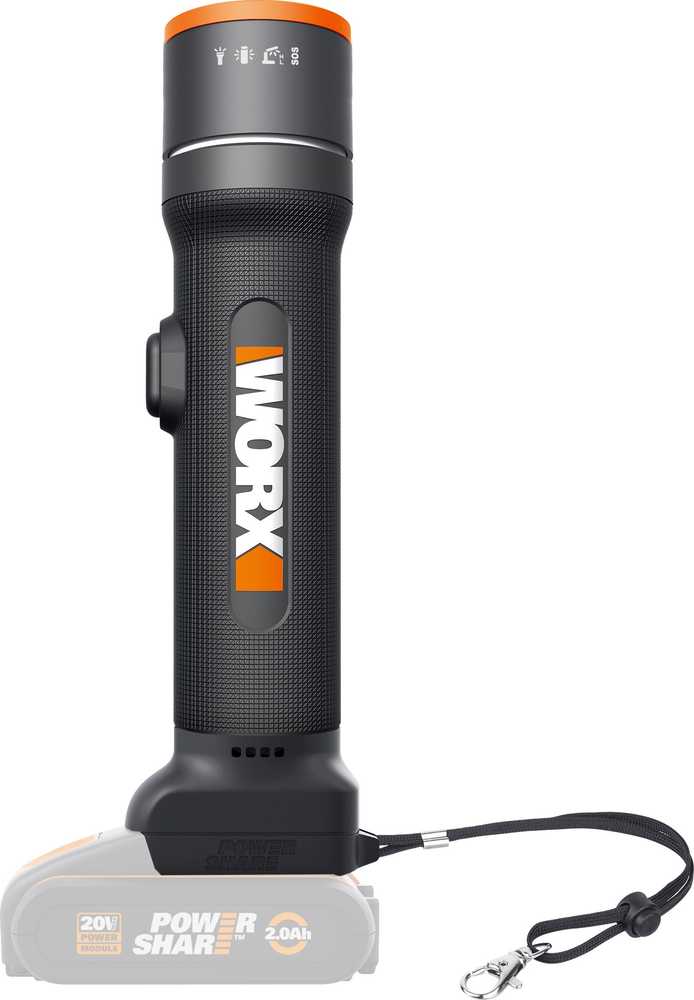 Worx įkraunamas žibintuvėlis Power Share (WX027.9)