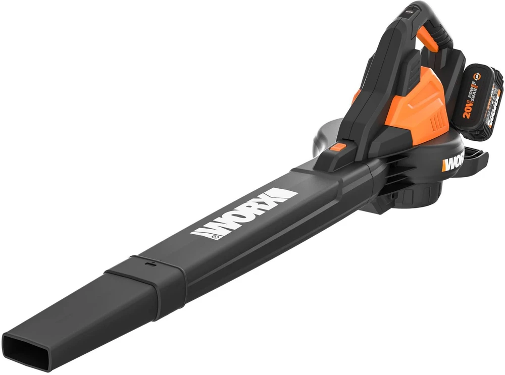 Akumuliatorinis lapų siurblys-pūstuvas Worx WG583E; 2x20 V; 2x4,0 Ah akum.