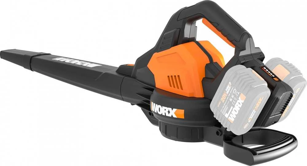 WORX WG583E.9 Akumuliatorinis lapų pūstuvas 335 km/h be akumuliatorių ir kroviklio